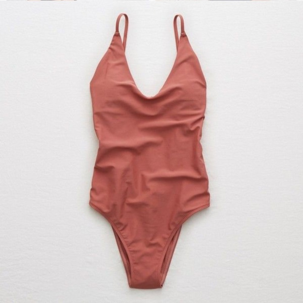 AERIE cutout cheeky one piece suit